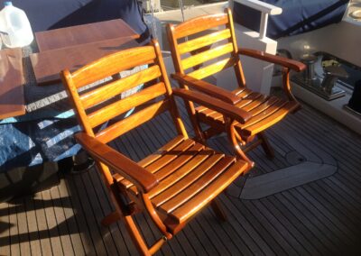 teak deck chairs